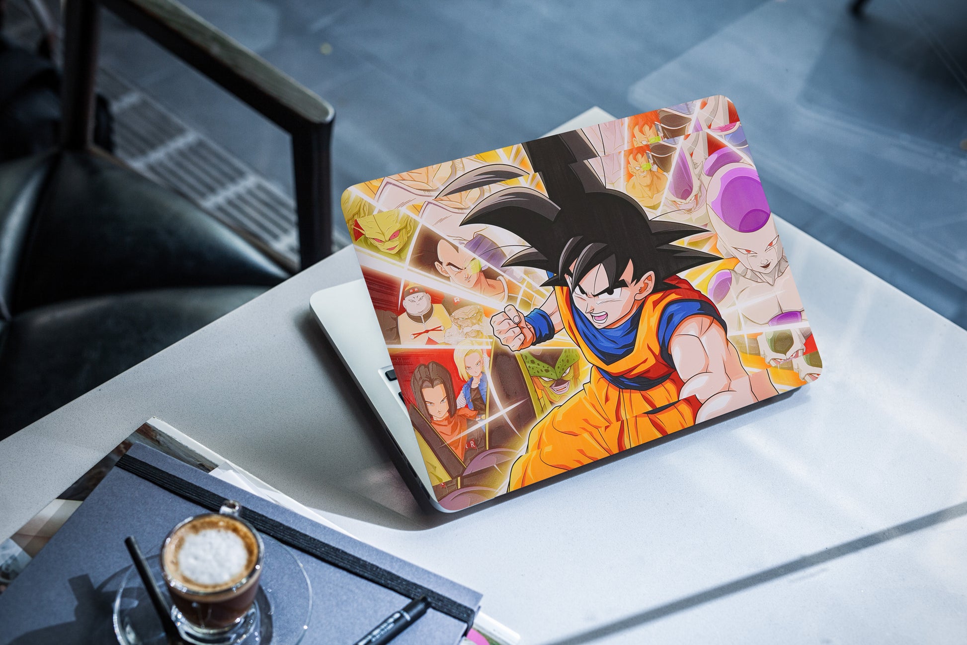 Goku DBZ 3D Textured Laptop Skin - Skinly