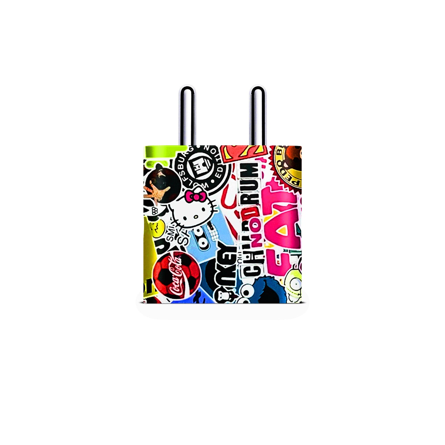 Jumbled Sticker Grafitti  Matte Finish Skin For iPad/Tablet