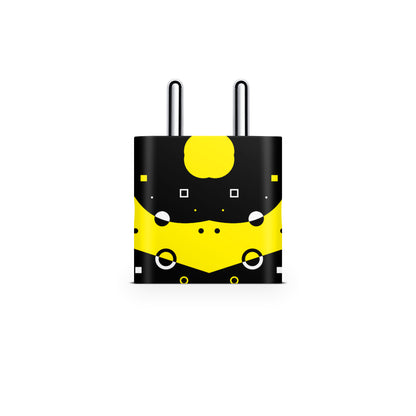 Yellow And Black Magnet Matte Finish Skin For iPad/Tablet