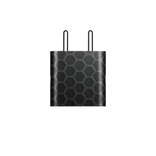 Black Honeycomb 3D Textured Skin For Charger