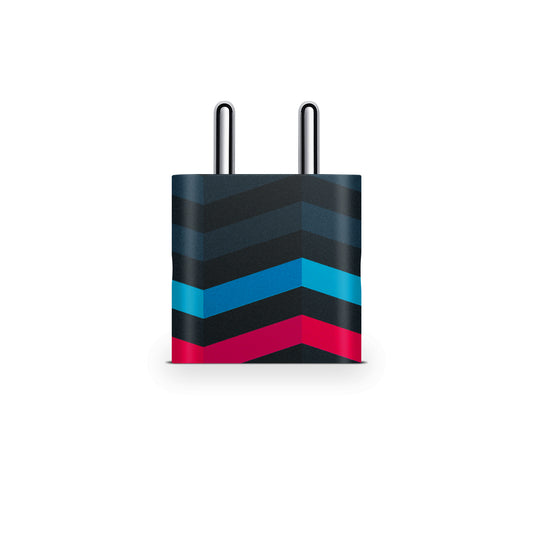 Zig Zag Line Pattern Matte Finish Latest Skin For Charger