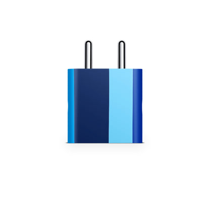 Stylish Blue Abstract Colour Lines Matte Finish Skin For iPad/Tablet