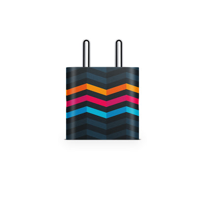 Zig Zag Line Pattern Matte Finish Skin For iPad/Tablet