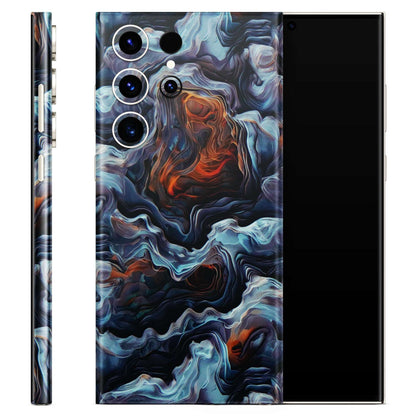 Wave Art Form Matte Finish Latest Phone Skin