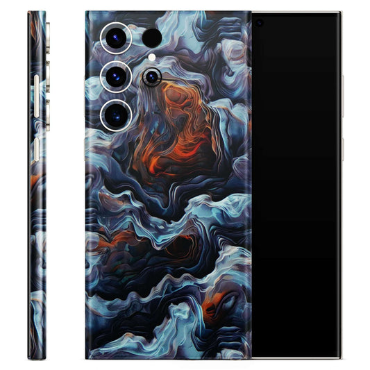 Wave Art Form Matte Finish Latest Phone Skin