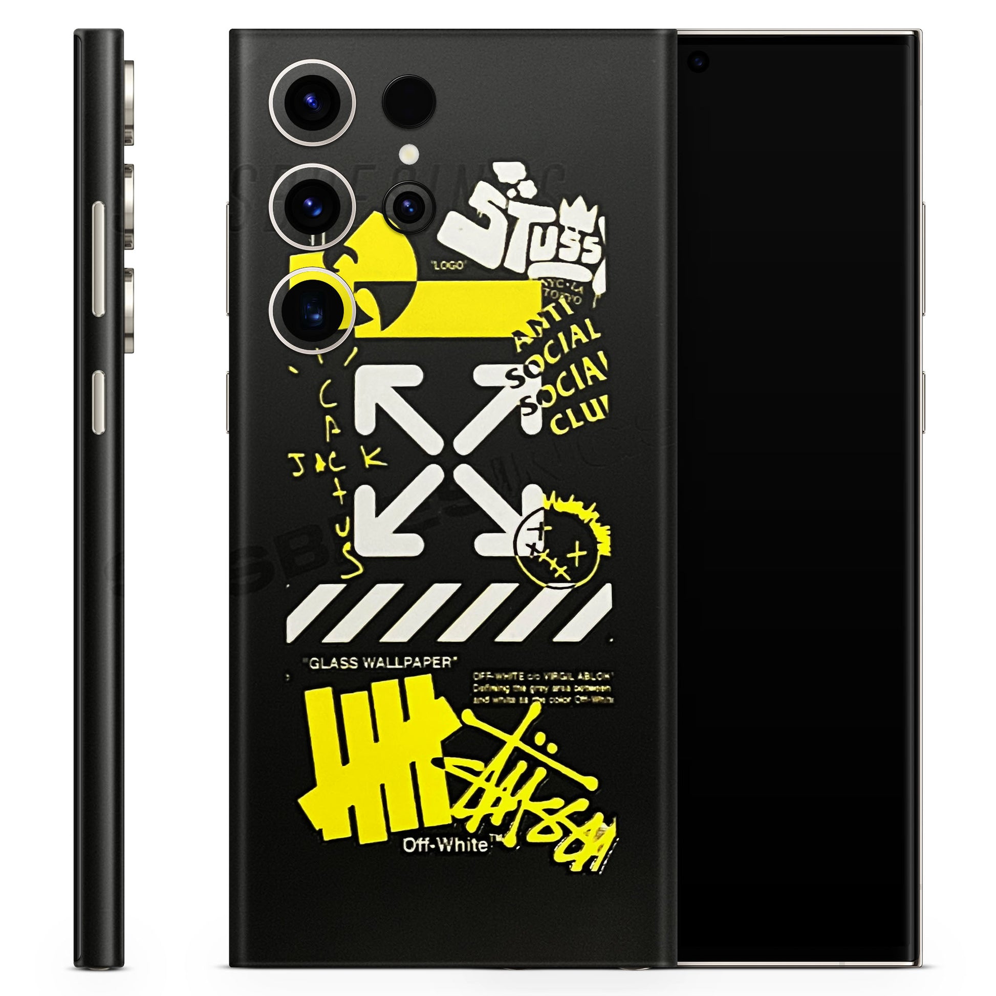 Anti Social Graffiti  3D Textured Phone Skin - Skinly