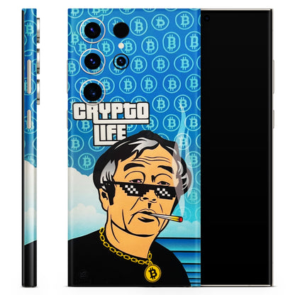 Thug Crypto life 3D Embossed Phone Skin - Skinly