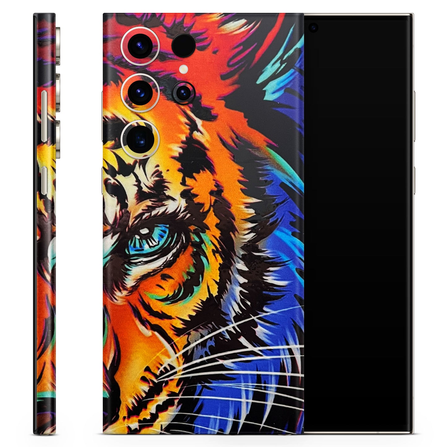 Angry Tiger 3D Textured Phone Skin - Skinly