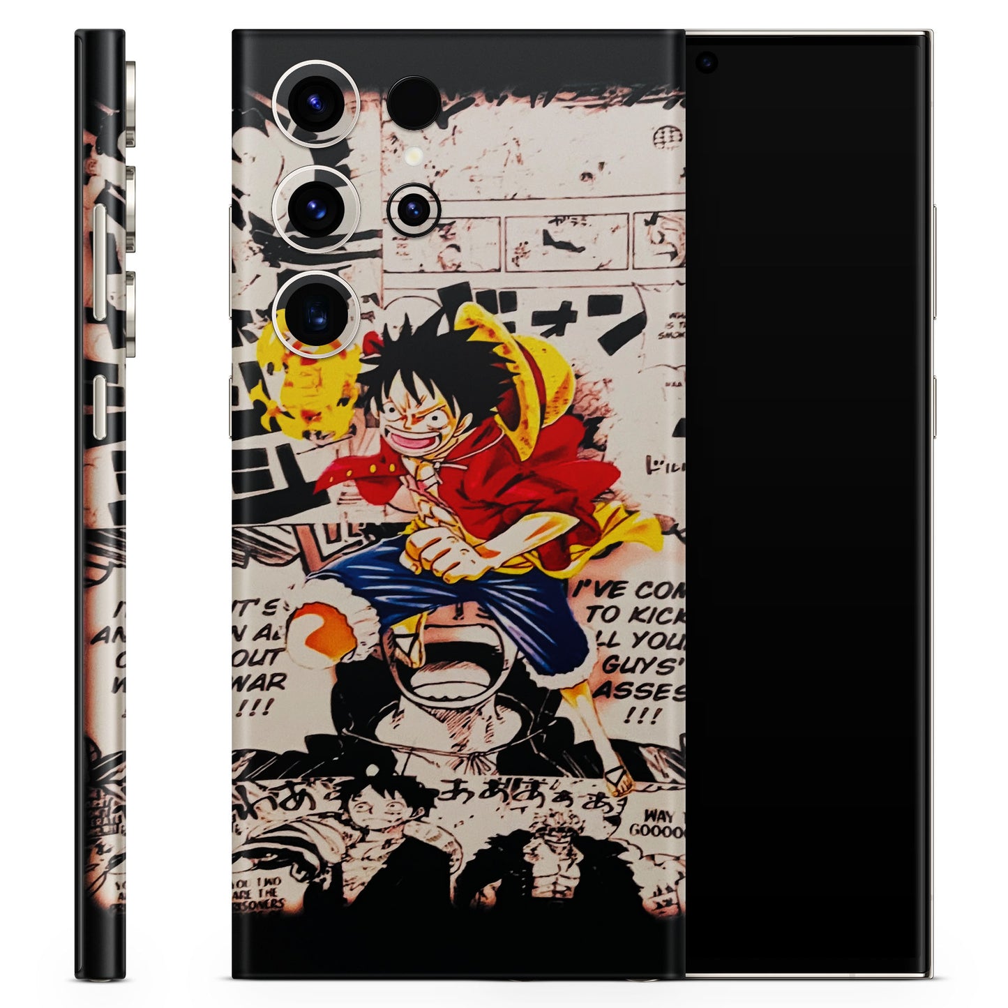 Luffy Anime Race Matte Finish Phone Skin