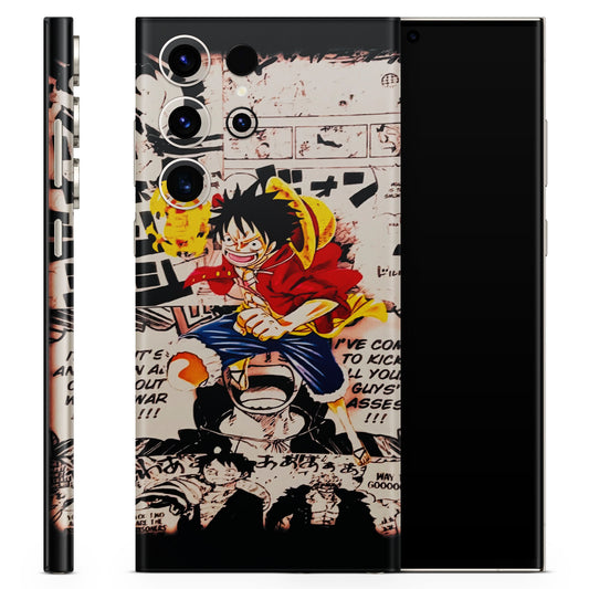 Luffy Anime Race Matte Finish Phone Skin