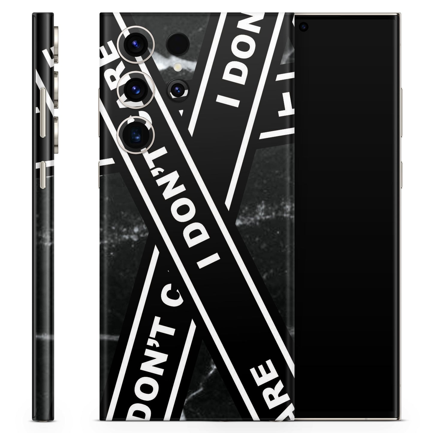 I Don't Care Matte Finish Latest Phone Skin