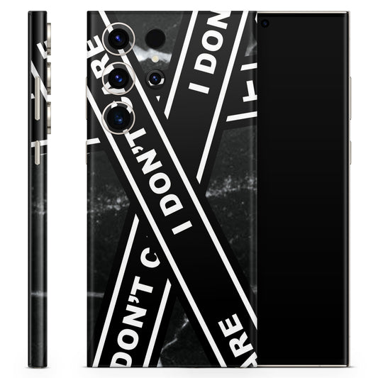 I Don't Care Matte Finish Latest Phone Skin