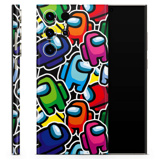 Among Us Colourful Matte Finish Latest Phone Skin
