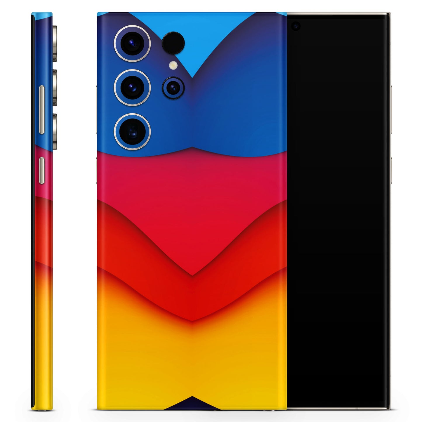 Colourful Abstract Pattern Matte Finish Latest Phone Skin