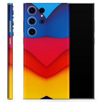 Colourful Abstract Pattern Matte Finish Latest Phone Skin