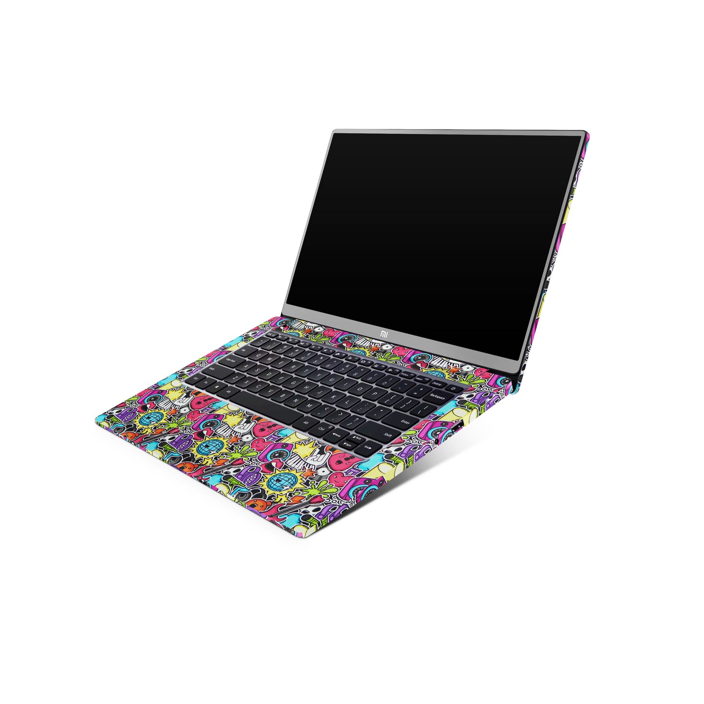 Musical Graffiti Matte Finish Laptop Skin