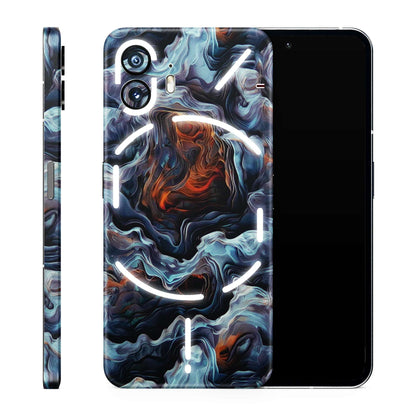 Wave Art Form Matte Finish Latest Phone Skin