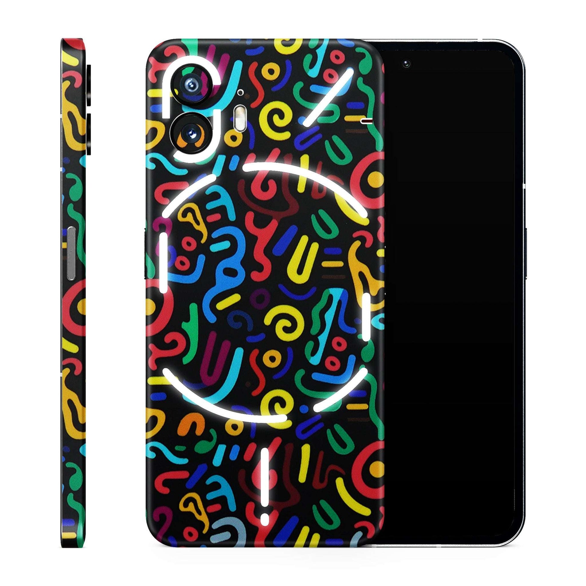 Colourful Tetris Matte Finish Latest Phone Skin