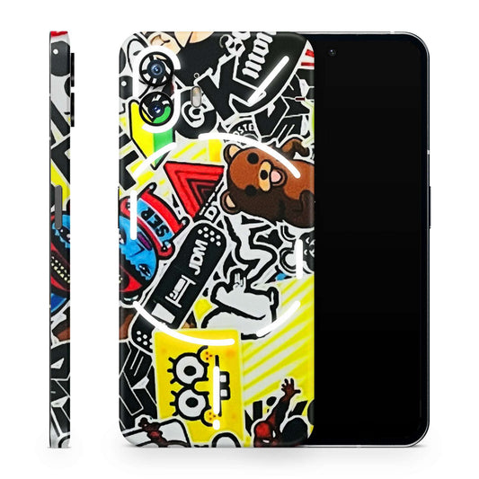 Graffiti Bomb Matte Finish Latest Phone Skin