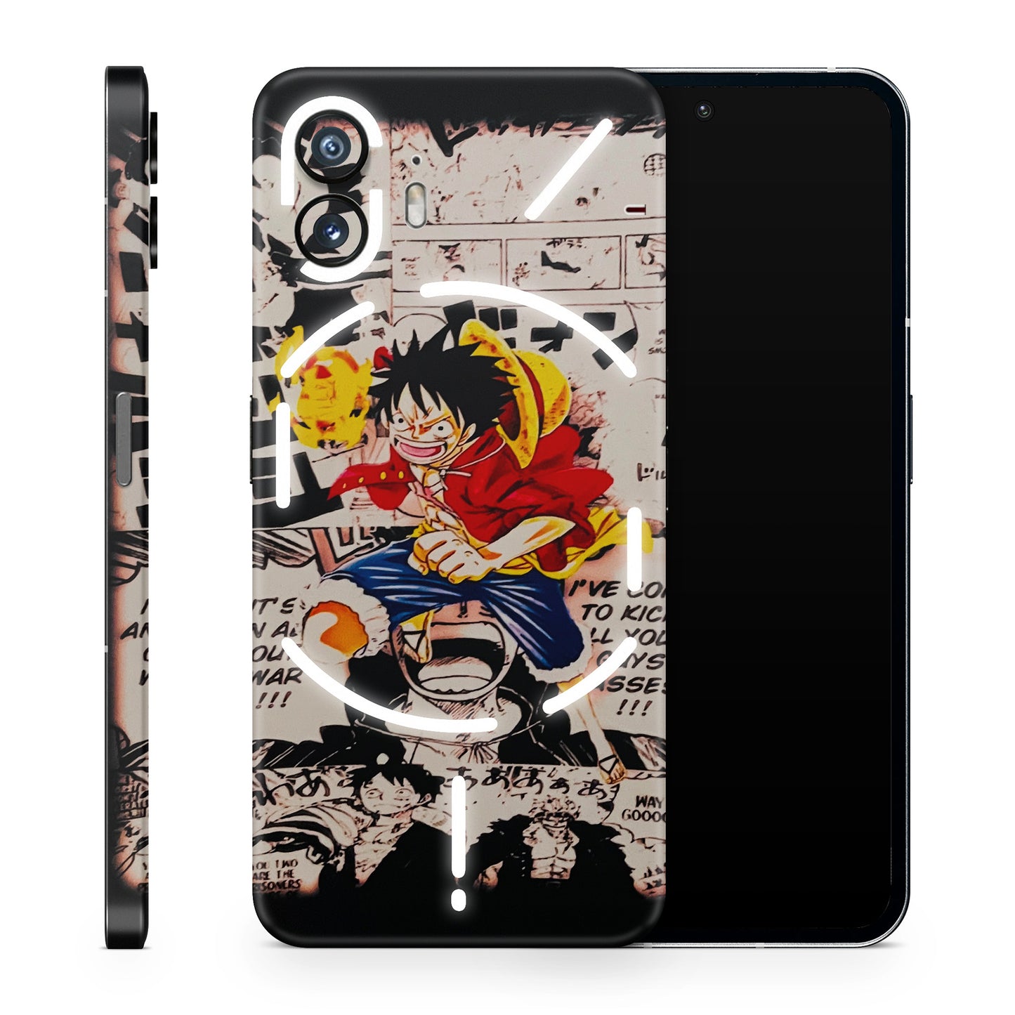 Luffy Anime Race Matte Finish Phone Skin