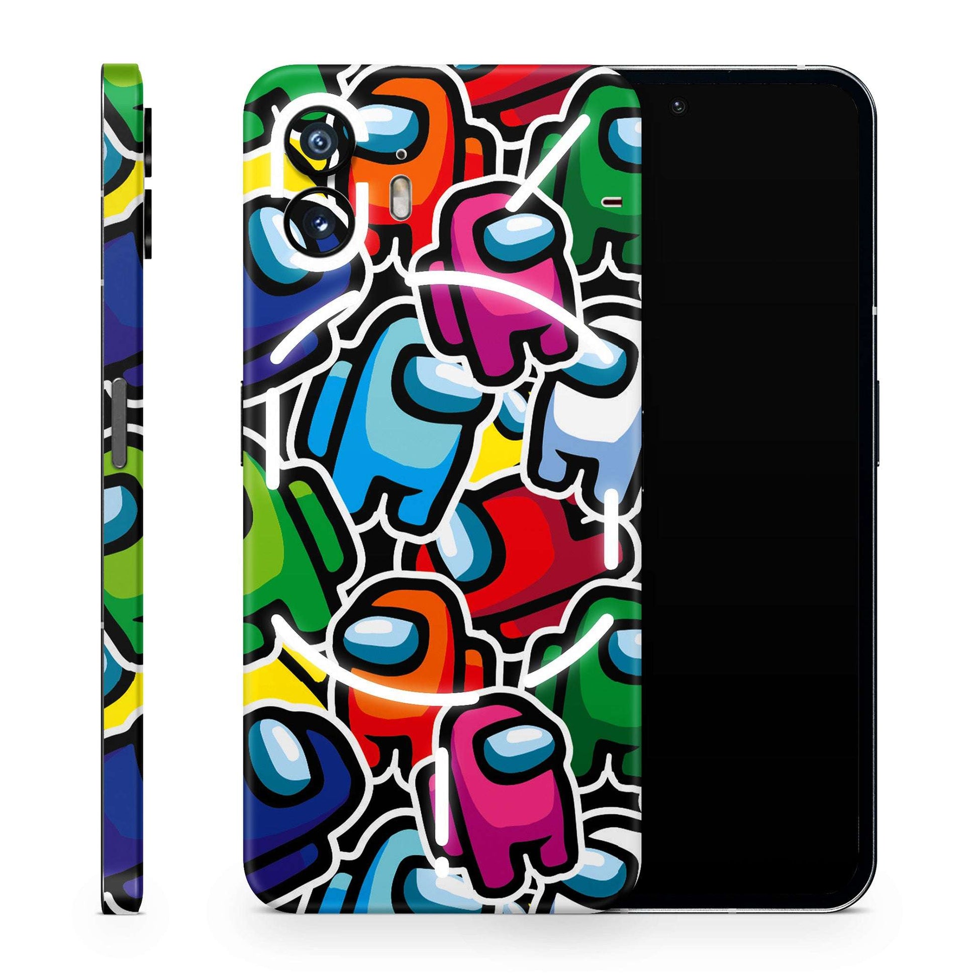 Among Us Colourful Matte Finish Latest Phone Skin