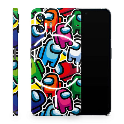 Among Us Colourful Matte Finish Latest Phone Skin