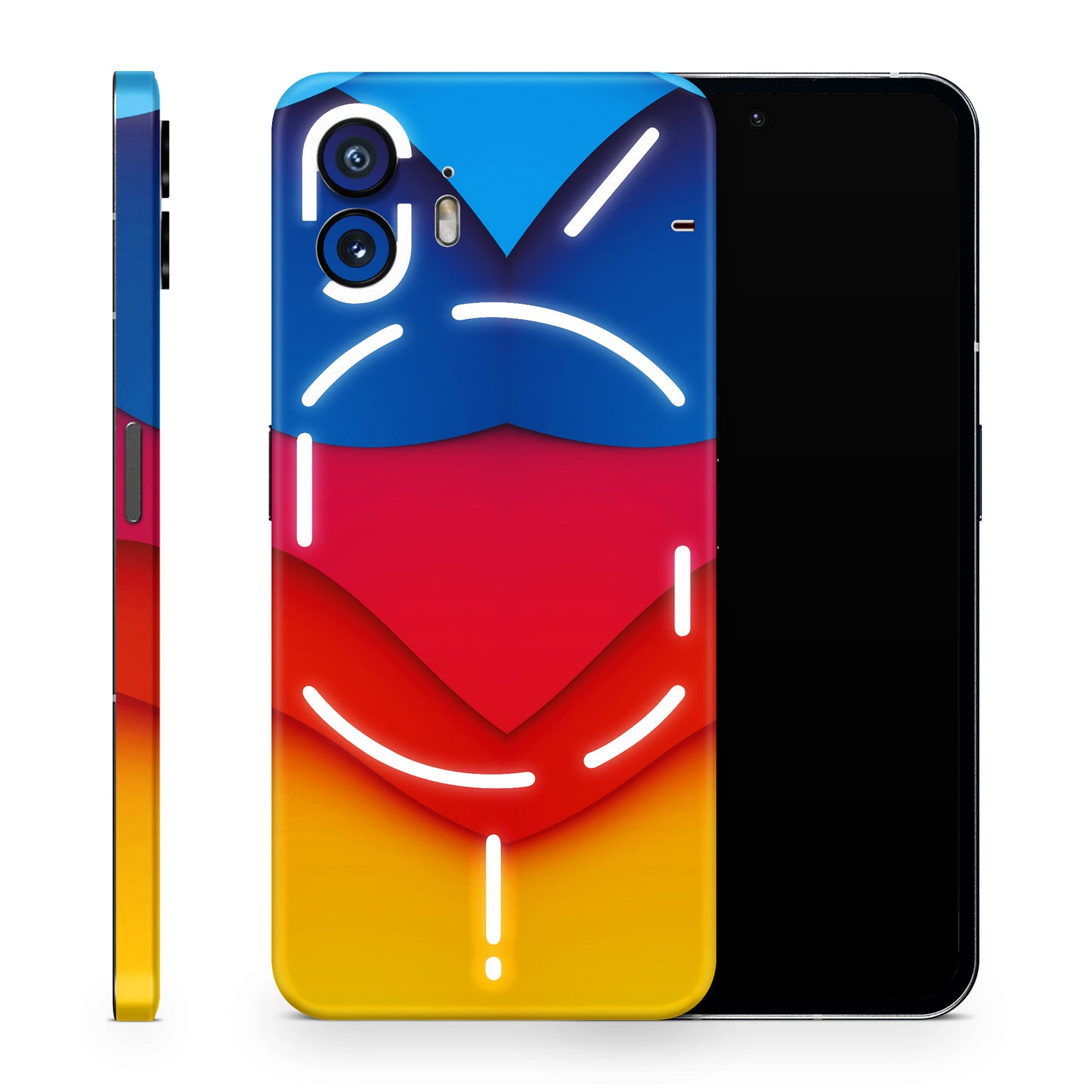 Colourful Abstract Pattern Matte Finish Latest Phone Skin