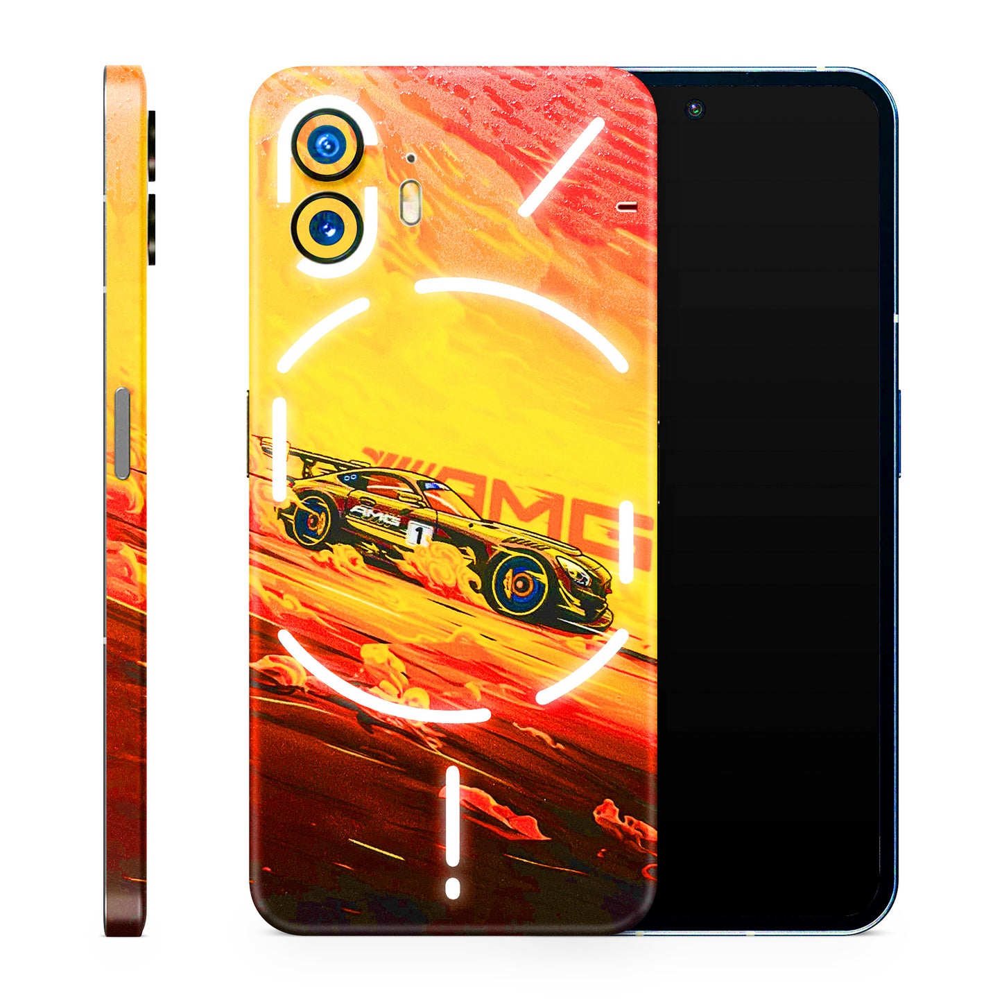 AMG Car Speed Cover 3D Finish Phone Skin