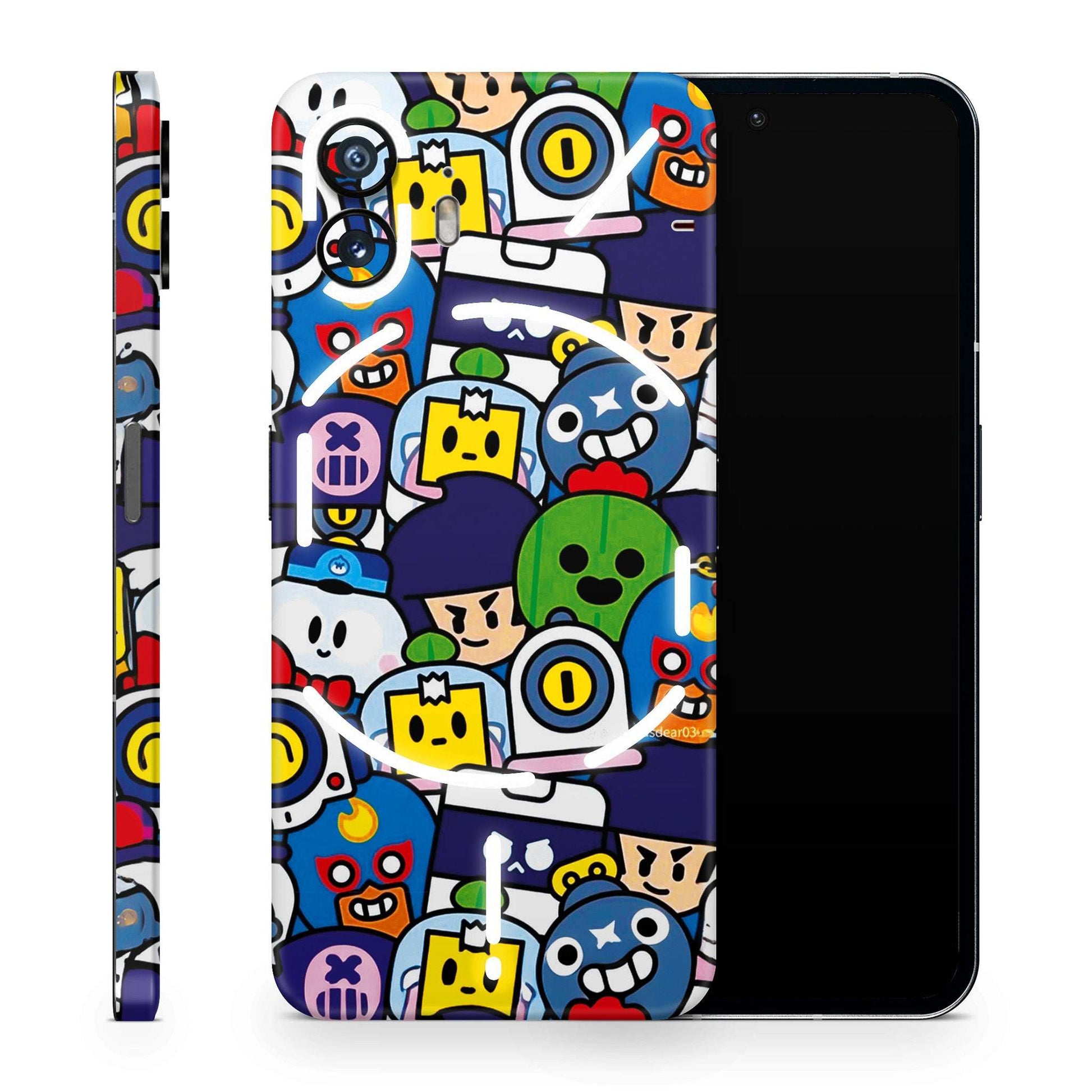 Brawl Stars 3D Textured Latest Phone Skin