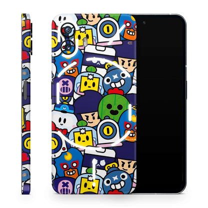 Brawl Stars 3D Textured Latest Phone Skin