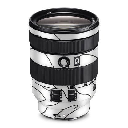 Abstract Line Map Matte Finish Lens Skin