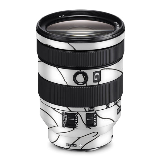Abstract Line Map Matte Finish Lens Skin