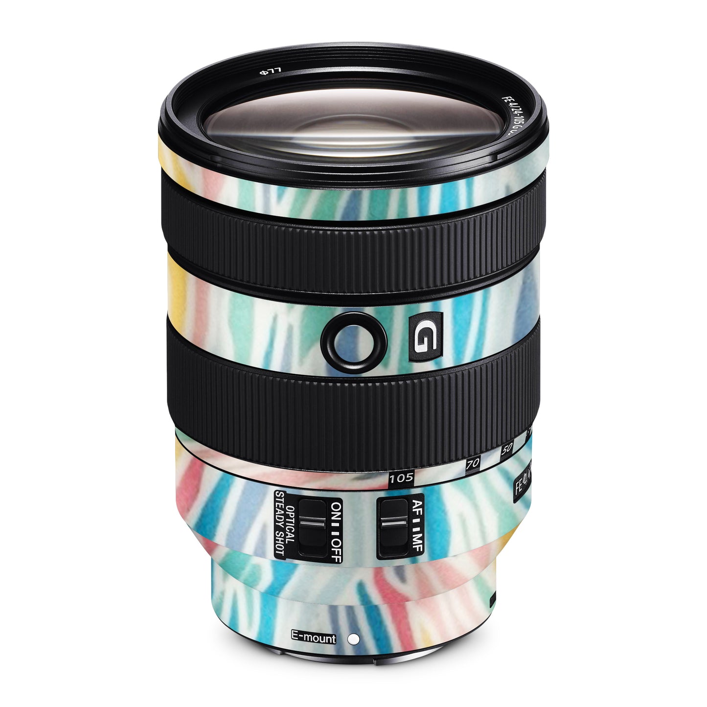 Sober Blue Matte Finish Camera Skin