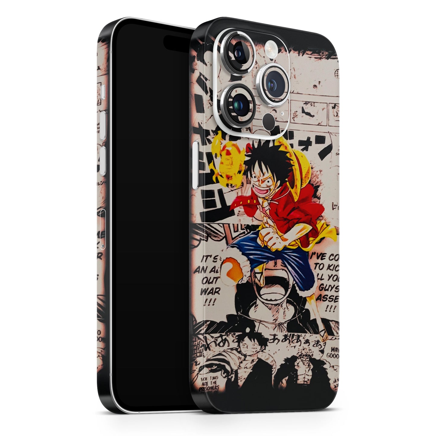 Luffy Anime Race Matte Finish Phone Skin