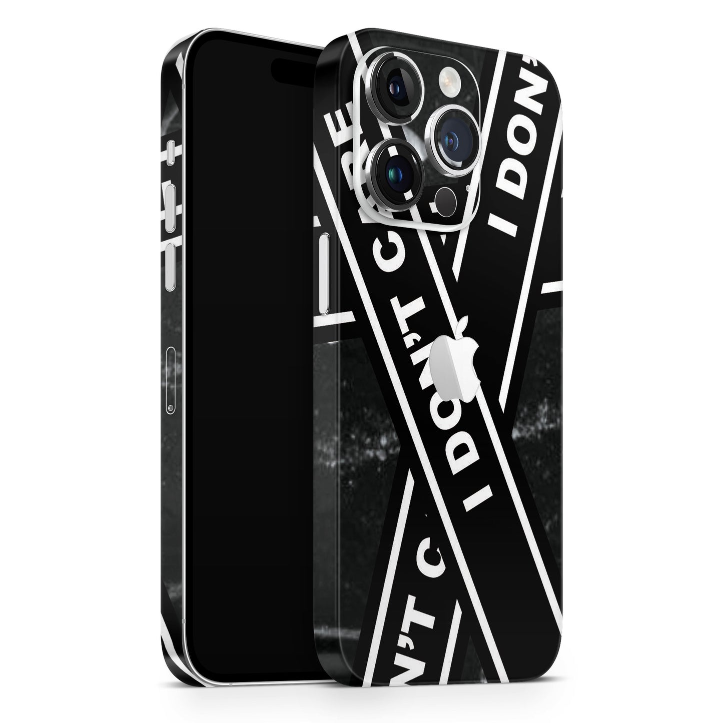 I Don't Care Matte Finish Latest Phone Skin