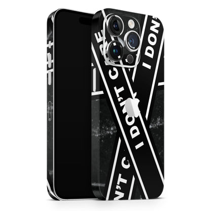 I Don't Care Matte Finish Latest Phone Skin