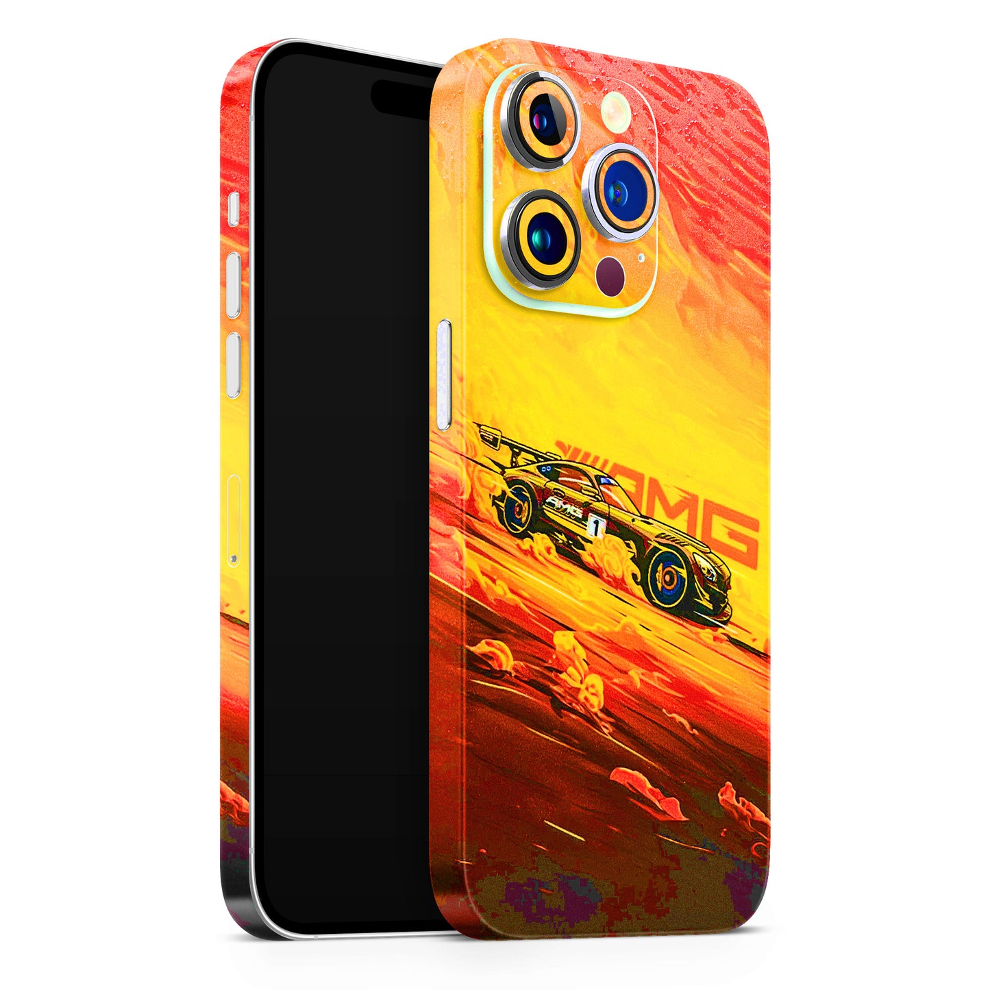 AMG Car Speed Cover 3D Finish Phone Skin