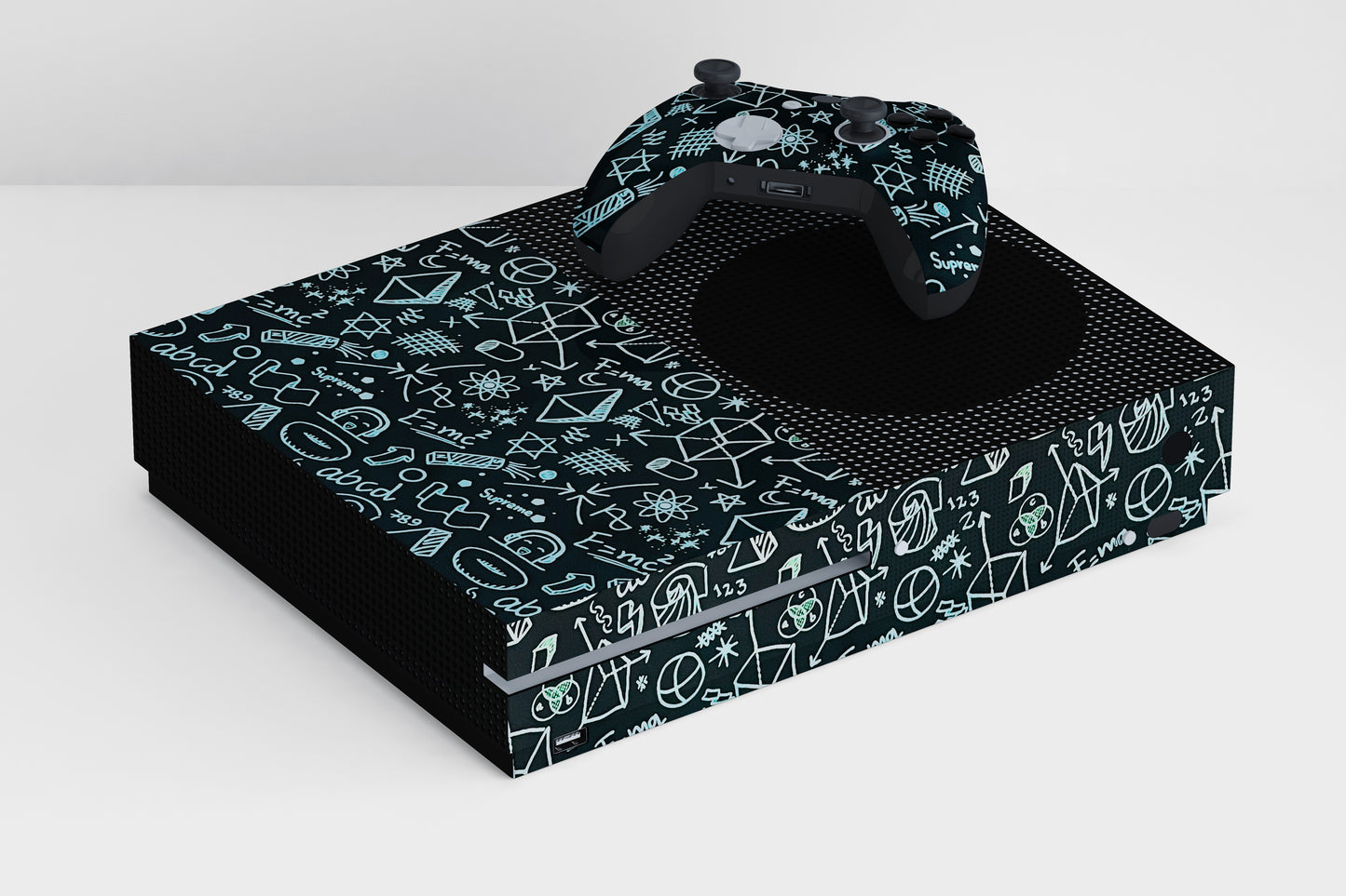 Xbox Series S Blackboard Doodles Matte Finish Skin