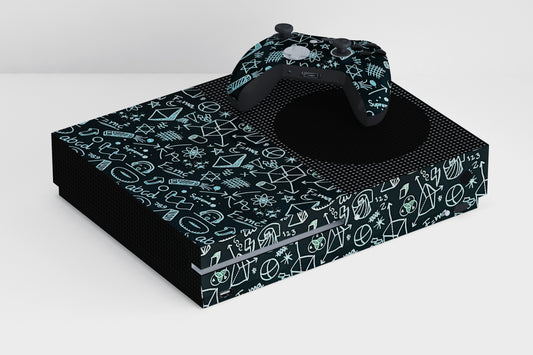 Xbox Series S Blackboard Doodles Matte Finish Skin