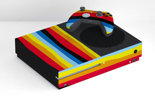 Xbox Series S Colourful Striped Matte Finish Skin