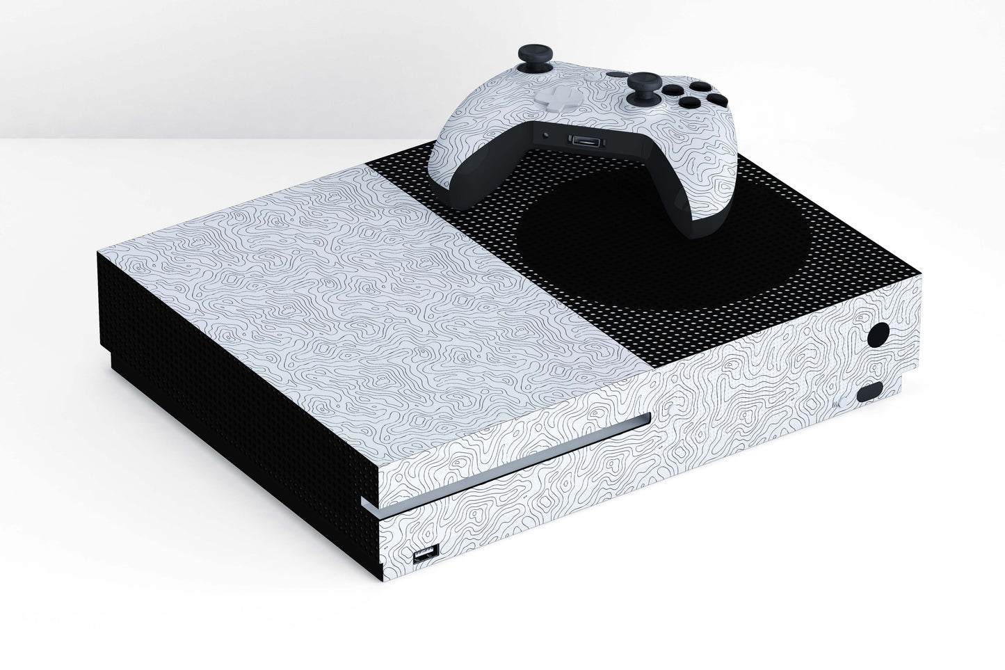 Xbox Series S Abstract Line Map Matte Finish Skin