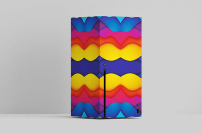 Xbox Series X Colourful Abstract Pattern Matte Finish Skin
