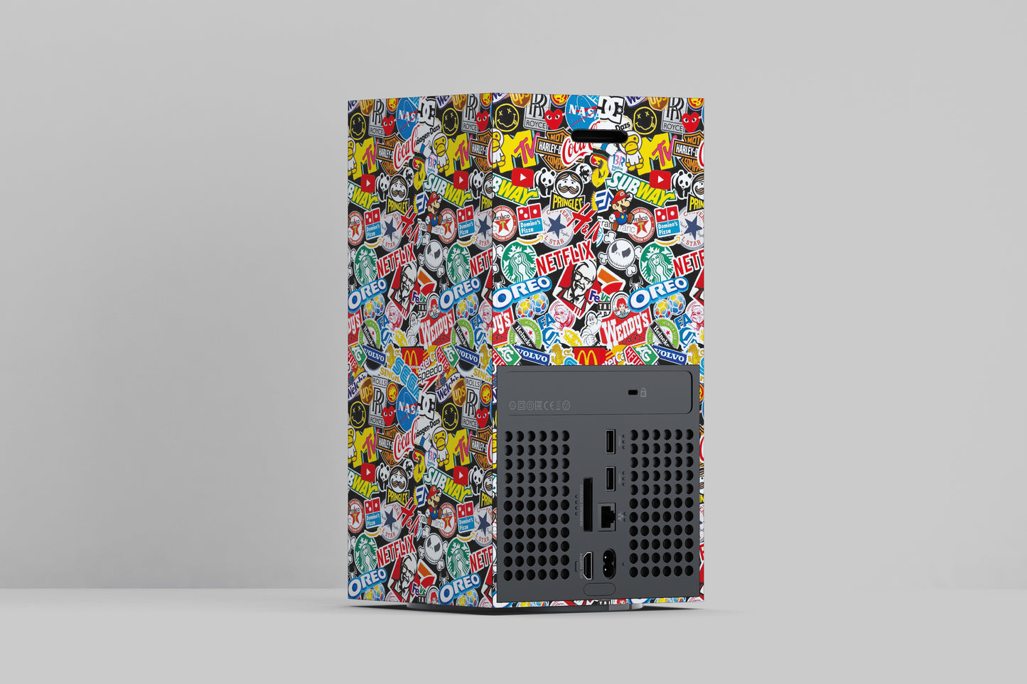 Xbox Series X Popular Brands Logo Graffiti Finish Skin