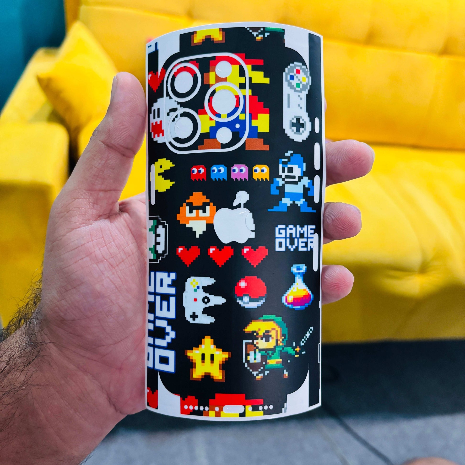 Gaming Sticker Graffiti Matte Finish Latest Phone Skin