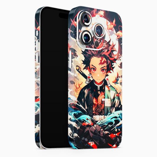 Tanjiro Demon Slayer Anime Matte Finish Phone Skin