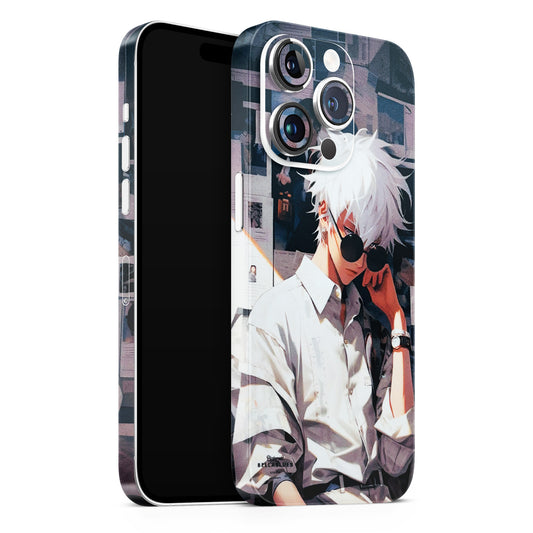 Gojo Satoru Jujustu Kaisen Anime Matte Finish Phone Skin