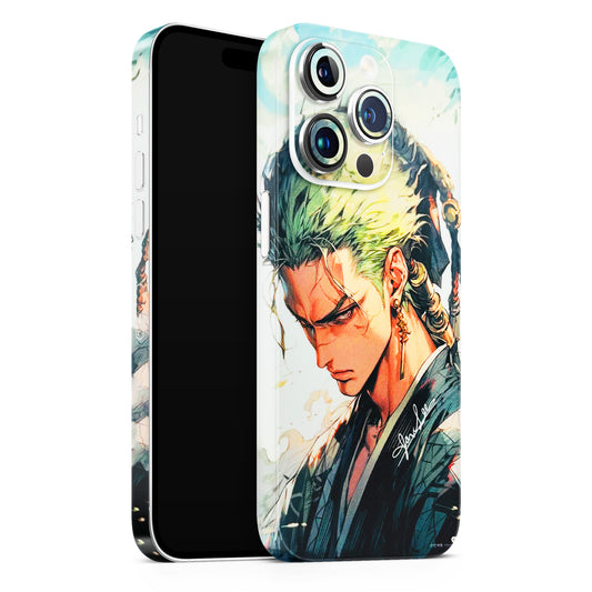 Pirate Hunter One Piece Anime Matte Finish Phone Skin