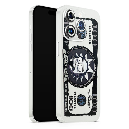 Rick And Morty Hundred Dollar Anime Matte Finish Phone Skin