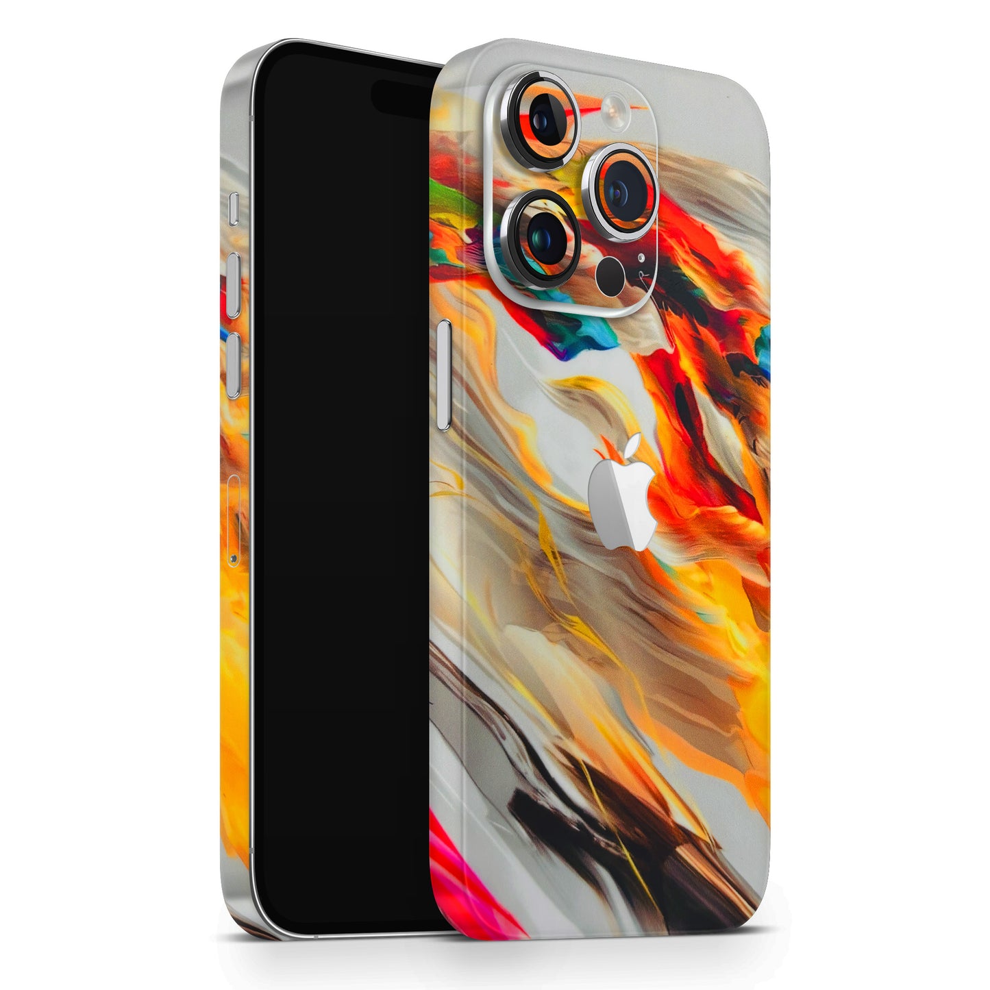 Acrylic Paint Matte Finish Phone Skin