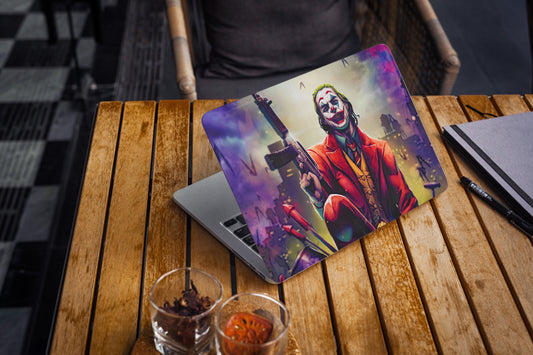 Joker Serious 3D Textured Laptop Skin - Skinly